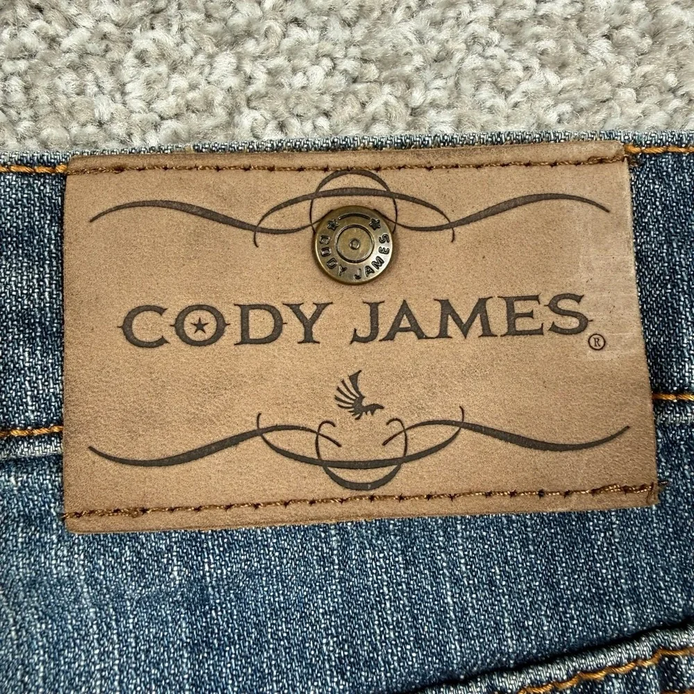 Cody James Straight Leg Jeans Men's 28x30 Blue Medium Wash Stretch Western Denim